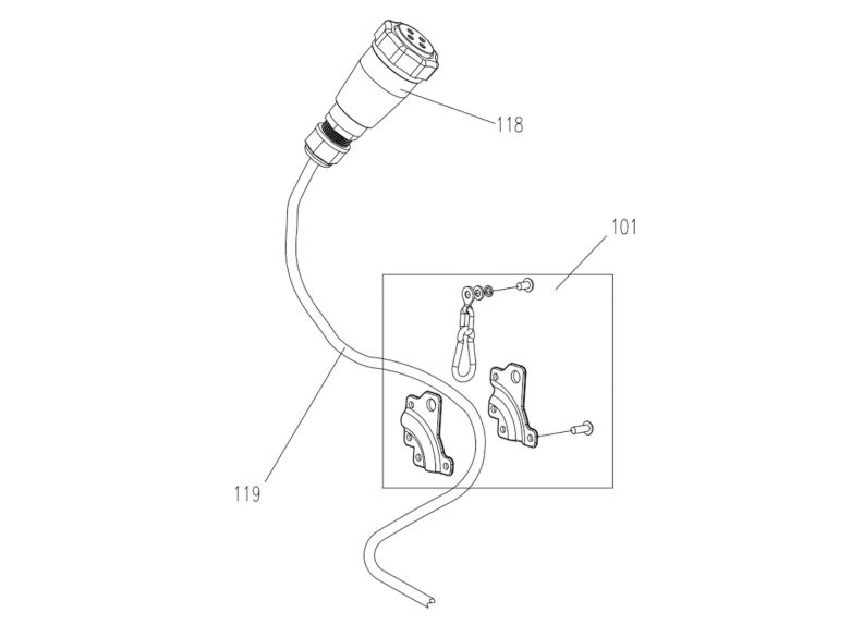1SS-1C-20 Power Cord Assembly 