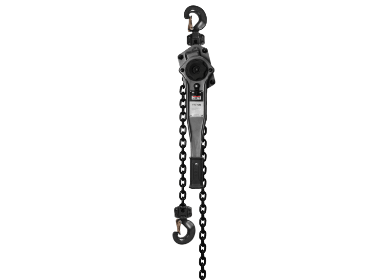 JLP-150A-5SH, 1-1/2 Ton Lever Hoist, 5' Lift & Shipyard Hooks