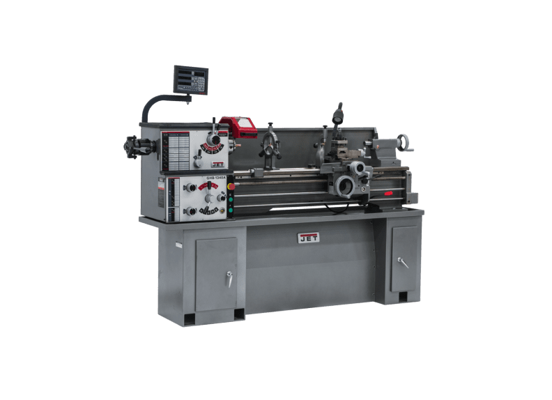 GHB-1340A With Newall DP700 DRO With Taper Attachment and Collet Closer
