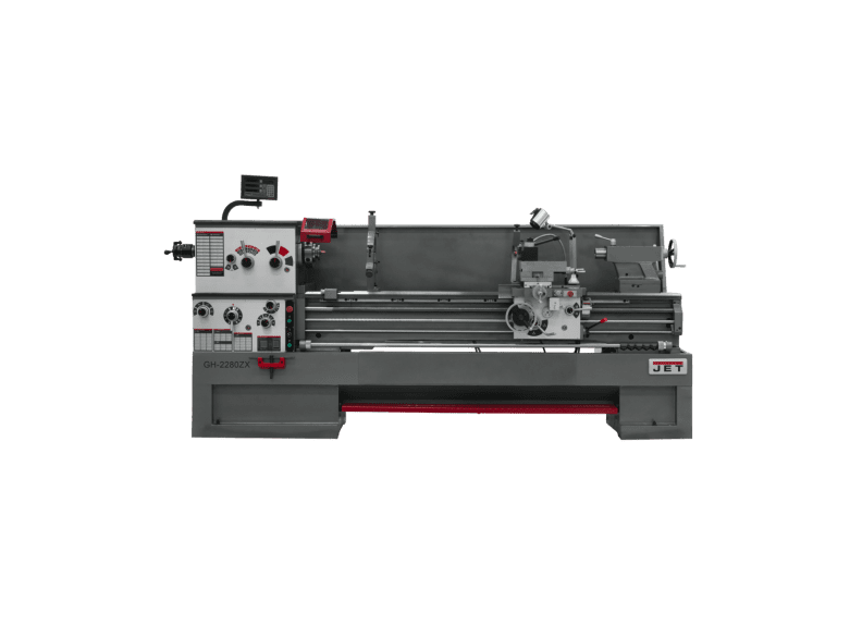 GH-2280ZX With Newall DP700 DRO With Taper Attachment and Collet Closer