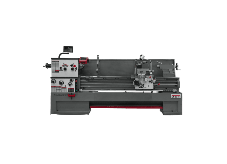 GH-1880ZX Lathe With Newall DP700 DRO With Collet Closer