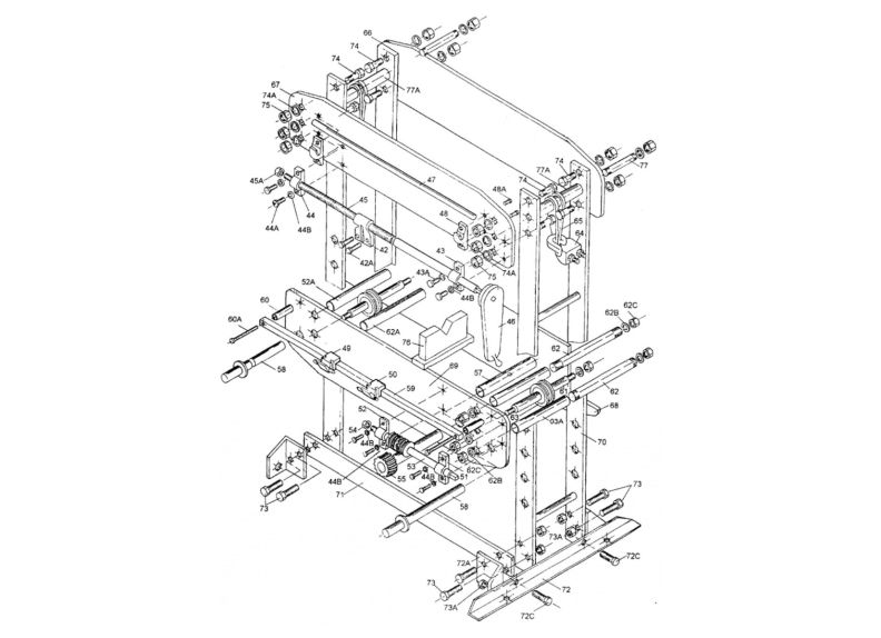 HP-35A Frame Assembly