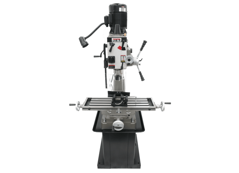 JMD-40GHPF Geared Head Mill/Drill with Power Downfeed & Newall DP500 2-Axis DRO & X-Powerfeed