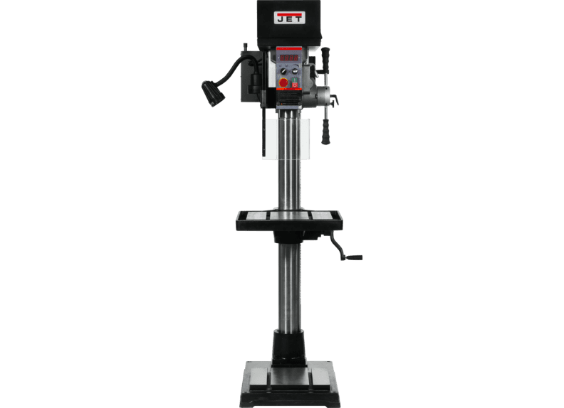 JDPE-20EVS-PDF, 20-Inch EVS Drill Press with Power Downfeed, Step Pulley, 2HP, 1Ph 115V