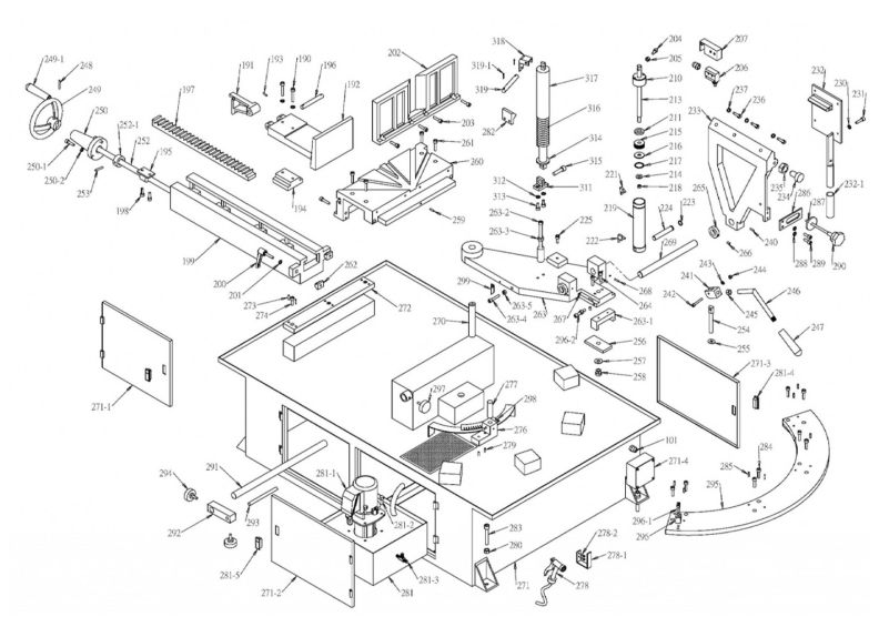 MBS-1018-1 Base Assembly