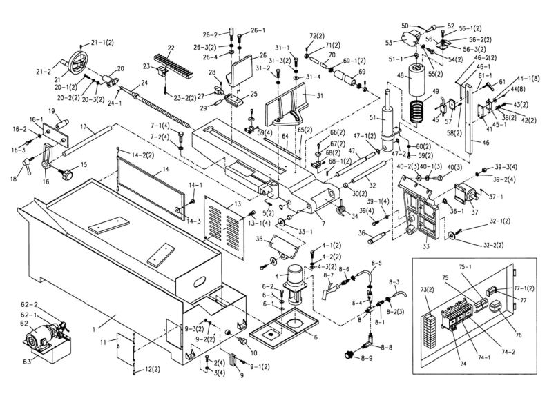 HBS-1321W Bed and Base Assembly