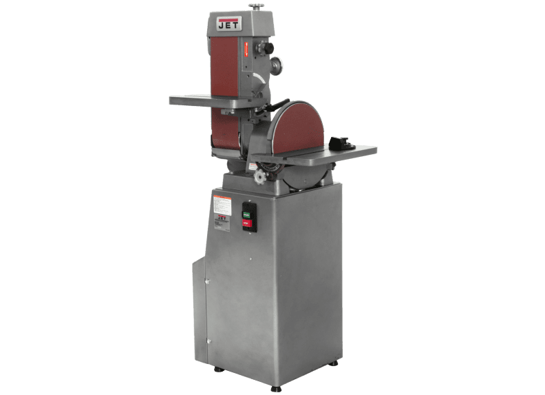J-4202A, 6" x 48" Industrial Combination Belt and 12" Disc Finishing Machine 230V 3Ph