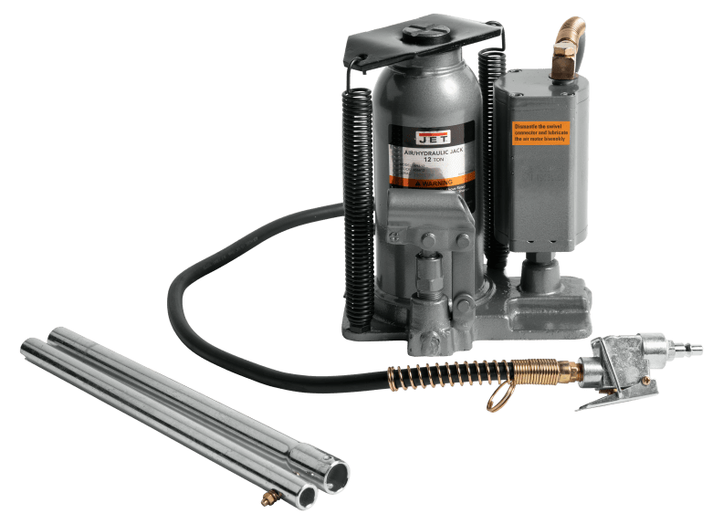 AHJ-12, 12-Ton Air / Hydraulic Bottle Jack