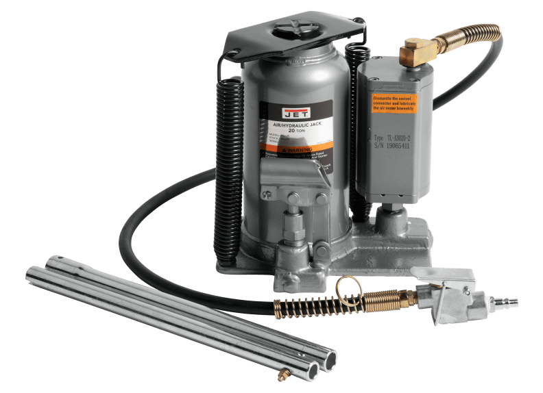AHJ-20, 20-Ton Air / Hydraulic Bottle Jack