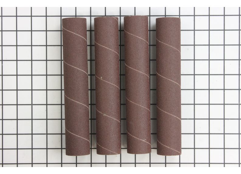 JET — Sanding Sleeves, 1-1/2 x 9 in,  60 Grit, Pack of 4