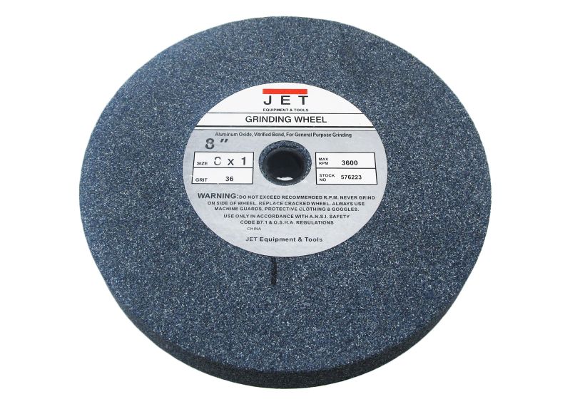 JET — Grinding Wheel, 8 x 1 in A36 for JET grinders
