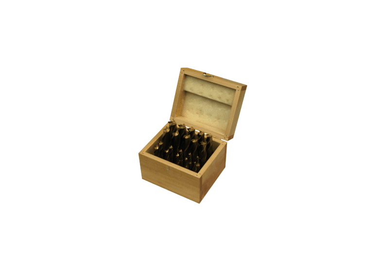 JET — 20-Piece TiN-Coated Single End Mill Set