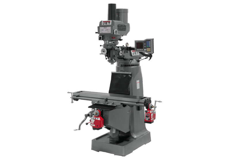 JTM-4VS Mill With X and Y-Axis Powerfeeds With Power Draw Bar