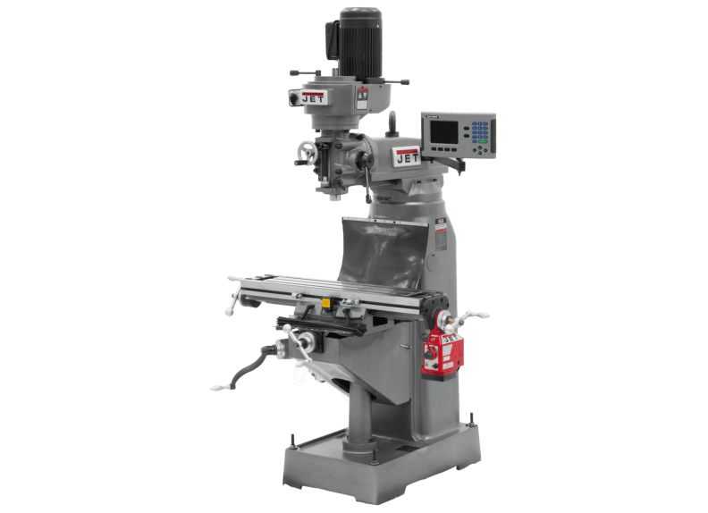 JVM-836-3 Mill With 3-Axis ACU-RITE 203 DRO (Knee) With X and Y-Axis Powerfeeds