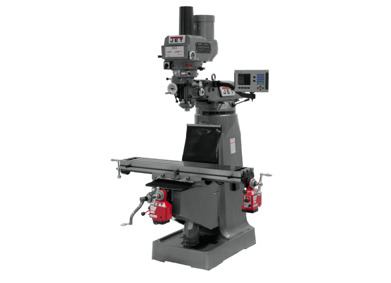 JTM-4VS Mill With ACU-RITE 203 DRO With X and Y-Axis Powerfeeds and Power Draw Bar
