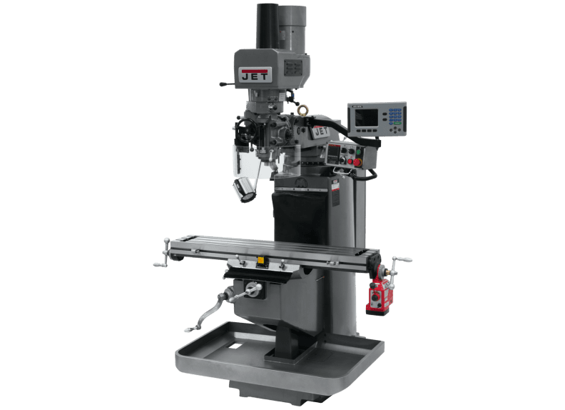 JTM-949EVS Mill With Acu-Rite 203 DRO With X-Axis Powerfeed and Air Powered Drawbar