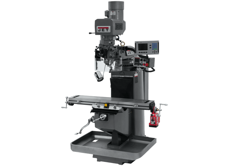 JTM-949EVS Mill With 3-Axis Acu-Rite 203 DRO (Knee) With X-Axis Powerfeed