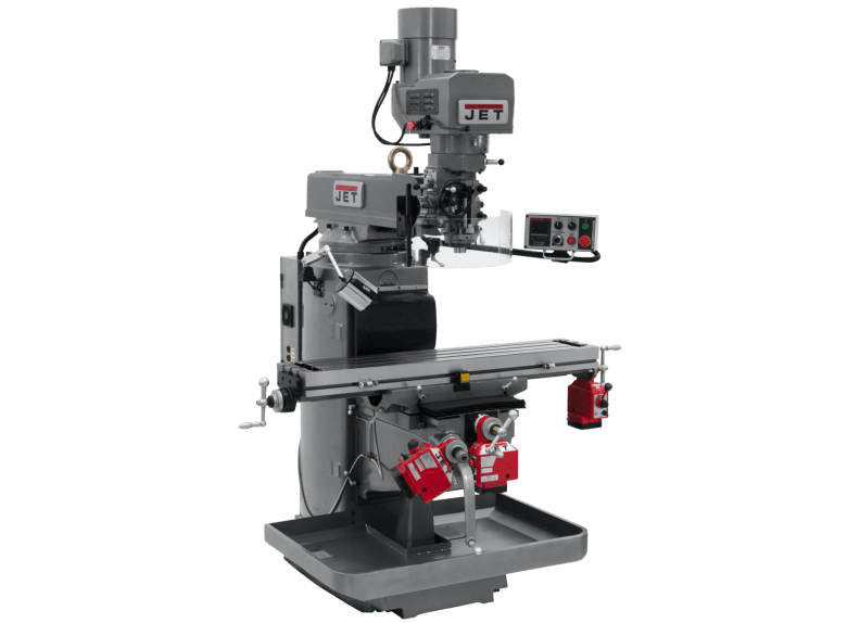 JTM-1050EVS2/230 Mill With X, Y and Z-Axis Powerfeeds