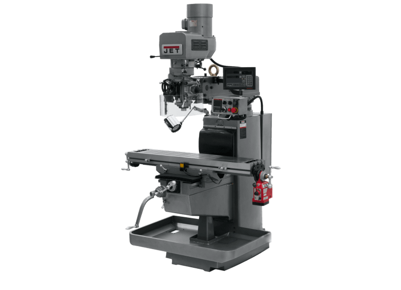 JTM-1050EVS2/230 Mill With 3-Axis Newall DP700 DRO (Quill) With X-Axis Powerfeed