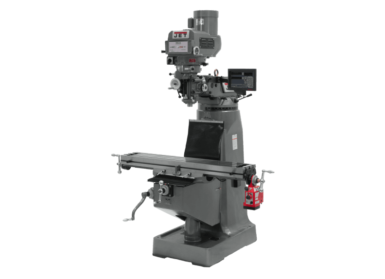 JTM-4VS Mill With 3-Axis Newall DP700 DRO (Knee) With X-Axis Powerfeed