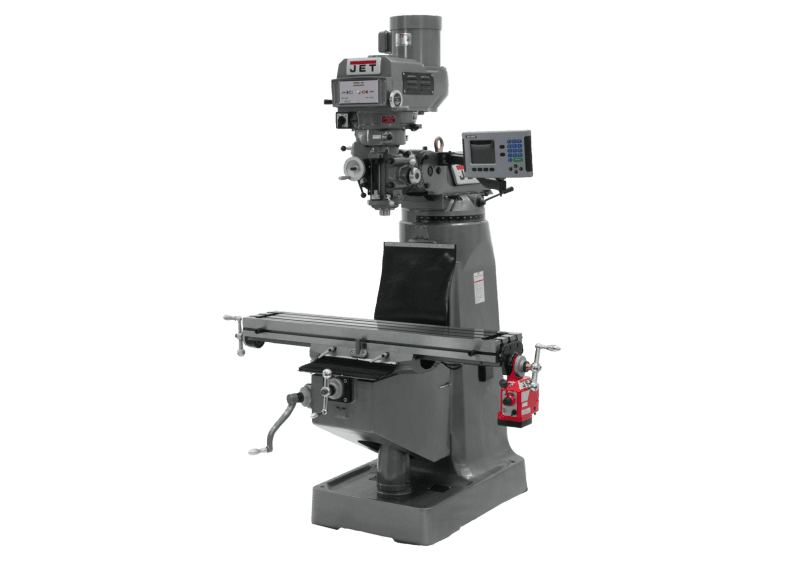 JTM-4VS-1 Mill With 3-Axis ACU-RITE 203 DRO (Knee) With X-Axis Powerfeed