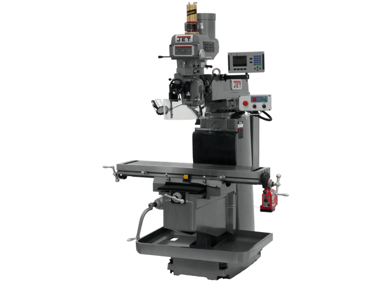 JTM-1254VS with ACU-RITE 203 DRO, X Powerfeed & Air Power Drawbar