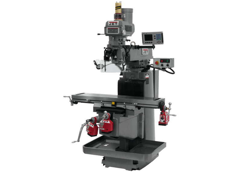 JTM-1254VS with ACU-RITE 203 DRO X, Y & Z Powerfeeds & Air Power Drawbar