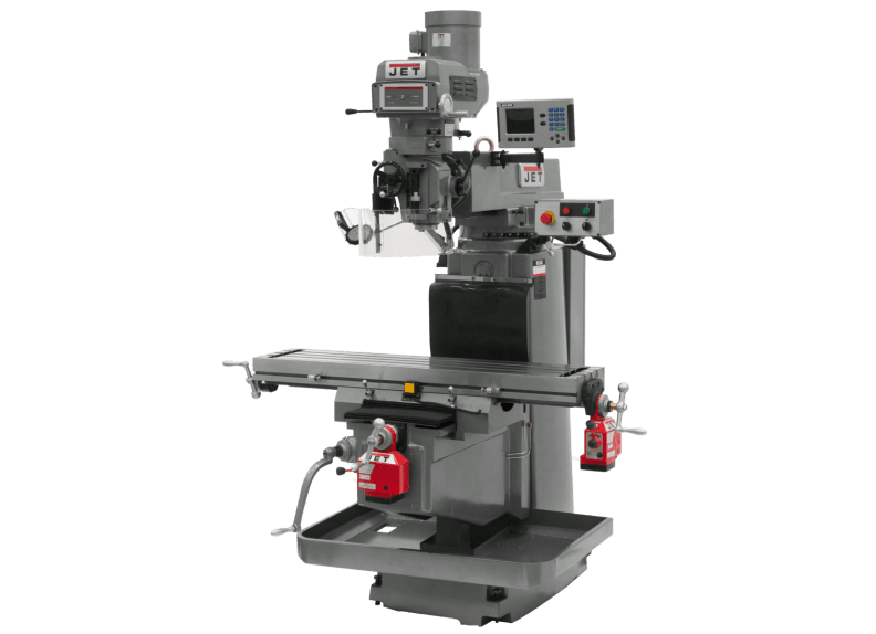 JTM-1254VS with ACU-RITE 203 3X (Q) DRO, X & Y Powerfeeds & Air Power Drawbar