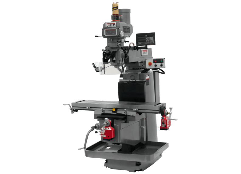 JTM-1254VS with NEWALL DP700 DRO X & Y Powerfeeds & Air Power Drawbar