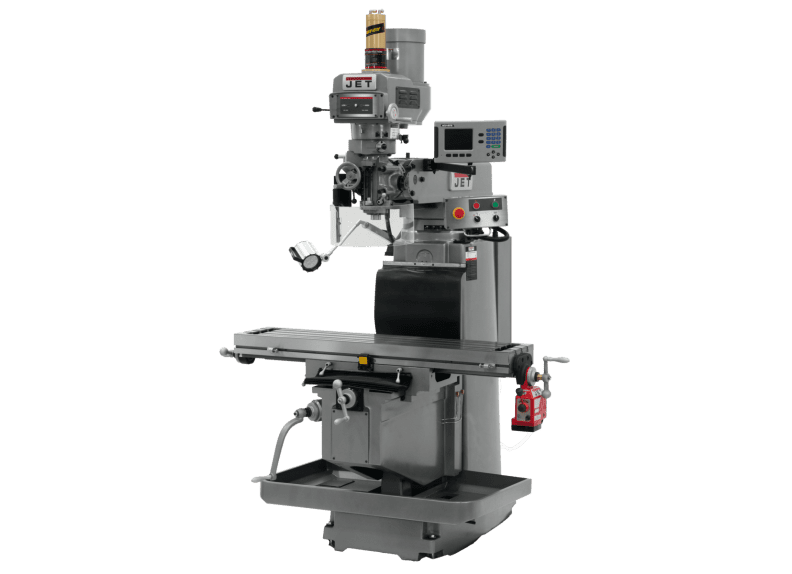 JTM-1254RVS with ACU-RITE 203 DRO, X Powerfeed & Air Power Drawbar