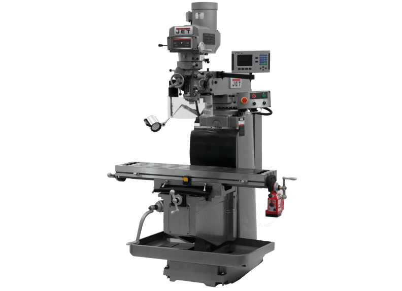 JTM-1254RVS with ACU-RITE 203 3X (K) DRO & X Powerfeed