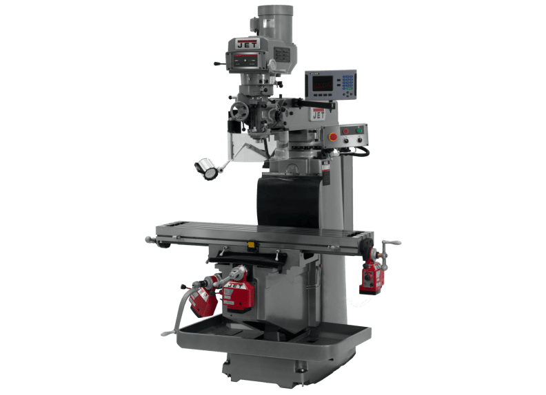 JTM-1254RVS with ACU-RITE 203 3X (Q) DRO, X, Y & Z Powerfeeds