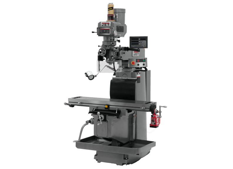 JTM-1254RVS with Newall DP700 DRO X Powerfeed and Air Power Drawbar