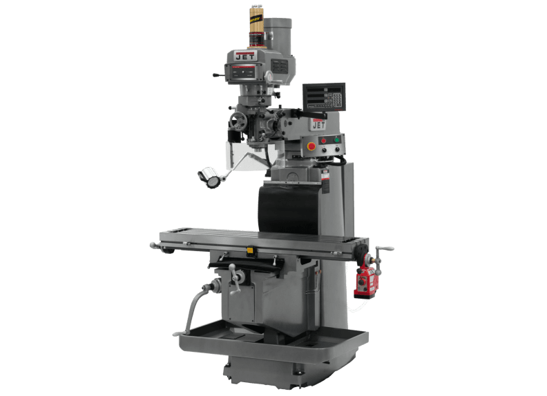 JTM-1254RVS with NEWALL DP700 3X (K) DRO, X Powerfeed & Air Power Drawbar