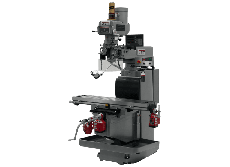 JTM-1254RVS with NEWALL  DP700 3X (Q) DRO,  X,Y&Z Powerfeeds & Air Power Drawbar