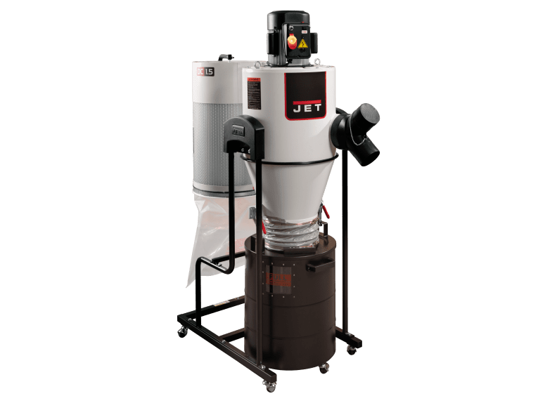 JCDC-1.5 Cyclone Dust Collector, 1.5HP, 115V