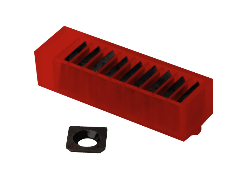 JJ-6HHBT 4 Sided Carbide Helical Head Blades (10 pieces)