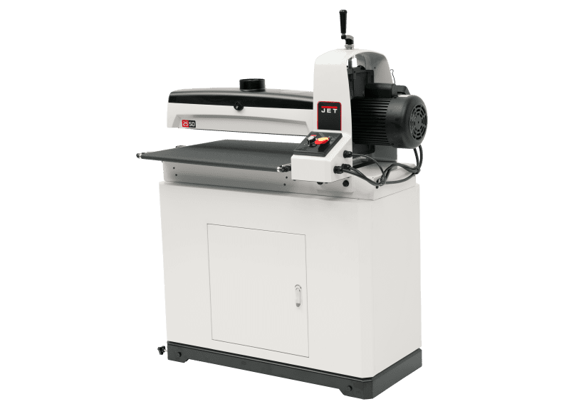 JWDS-2550, 25-Inch Drum Sander with Closed Stand, 10 FPM, 1Ph 115V