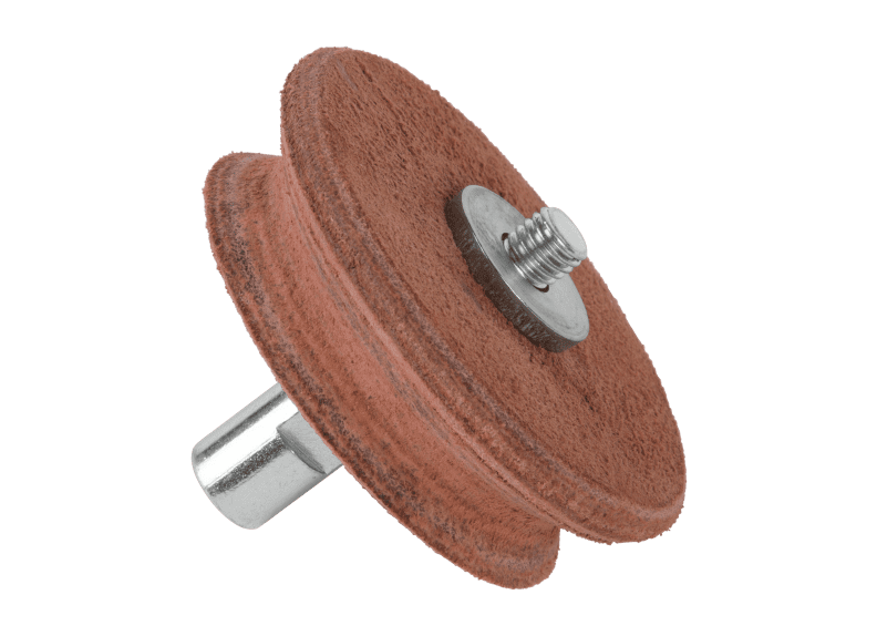 The Jet JWS-10 Profiled Leather Honing Wheel
