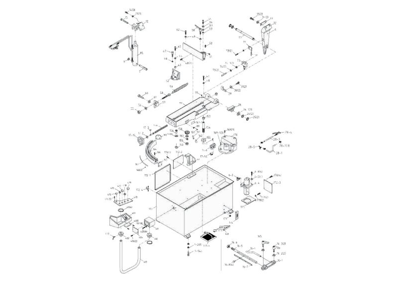 EHB-8VSM Stand and Bed Assembly