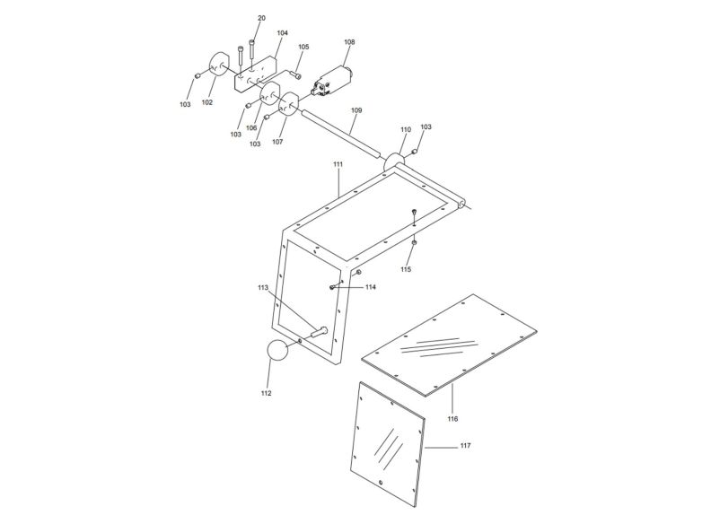 E-1236VS Chuck Safety Guard Assembly