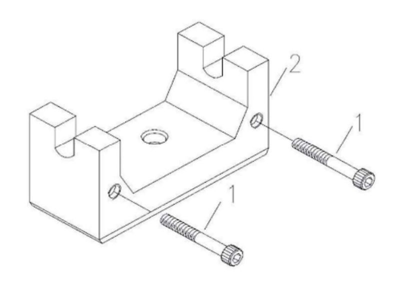E-1440VS Chuck Key Bracket Assembly 