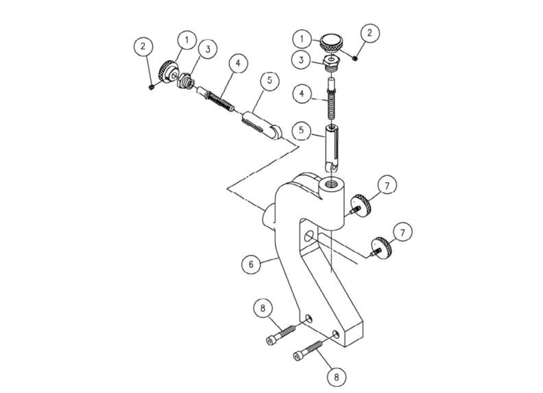 E-1440VS Follow Rest Assembly 