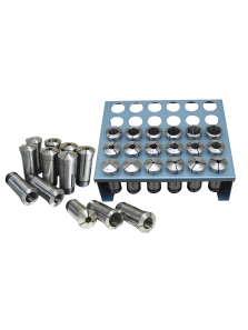 JET — 35-Piece Premium 5C Collet Set with Rack