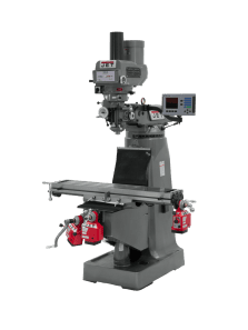 JTM-4VS Mill With 3-Axis ACU-RITE 203 DRO (Quill), X, Y and Z-Axis Powerfeeds With Power Drawbar